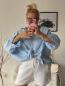 Preview: Musselin Bluse Midi